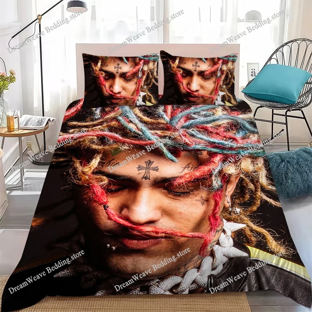 Rapper L-Lil P-Pump Duvet Cover Set Home Style Bedding Soft Laundry Cotton Bed Student Dormitory Gift
Rapper L-Lil P-Pump Duvet Cover Set Home Style Bedding Soft Laundry Cotton Bed Student Dormitory Gift