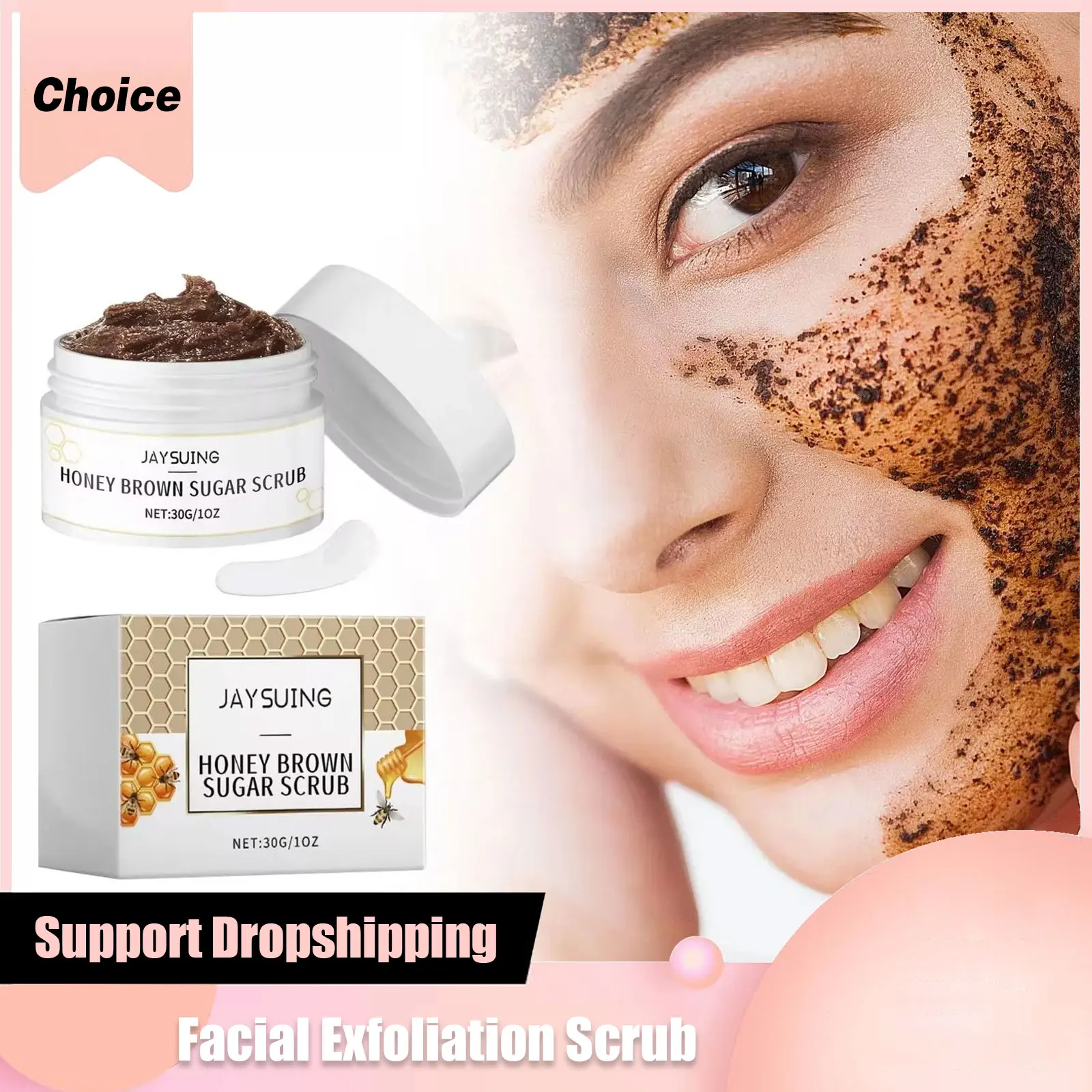 Facial Exfoliation Scrub Deeply Cleansing Ac-ne Blackhead Remover Pore Purifying Whi-Tening Brightening Cleanser Scrub
Facial Exfoliation Scrub Deeply Cleansing Ac-ne Blackhead Remover Pore Purifying Whi-Tening Brightening Cleanser Scrub