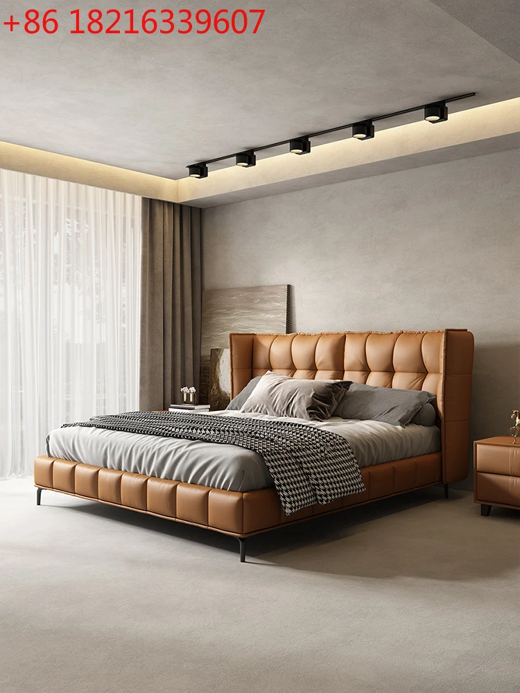 Modern minimalist light luxury simple master bedroom 1.8 meters designer small apartment
Modern minimalist light luxury simple master bedroom 1.8 meters designer small apartment