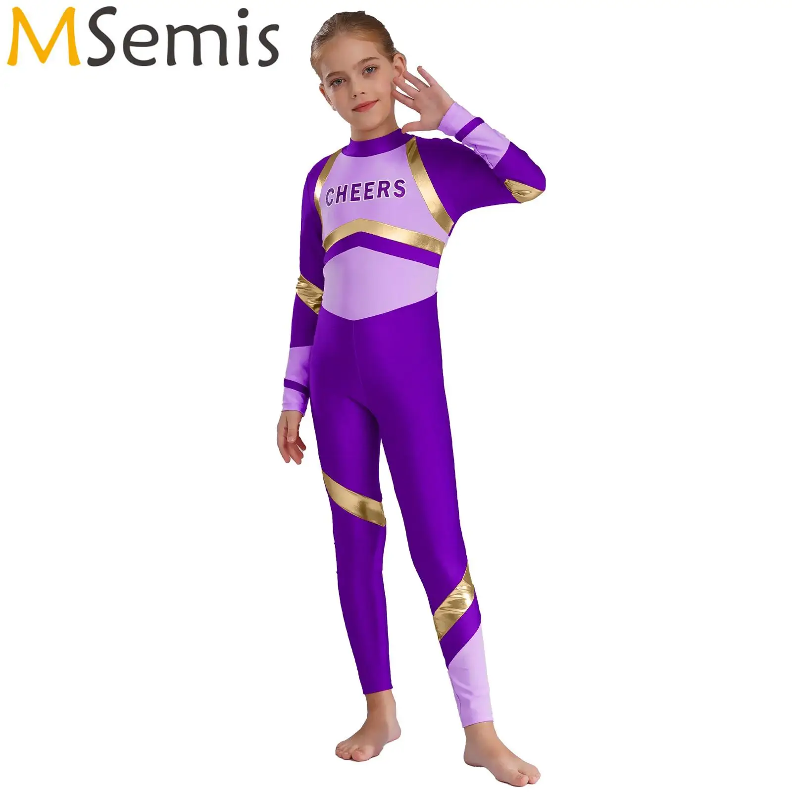 Kids Girls Gymnastics Cheerleading Uniform Unitards Jumpsuit Cheerleader Costume Cheer Letters Printed Body Ballet Dance Outfits
Kids Girls Gymnastics Cheerleading Uniform Unitards Jumpsuit Cheerleader Costume Cheer Letters Printed Body Ballet Dance Outfits