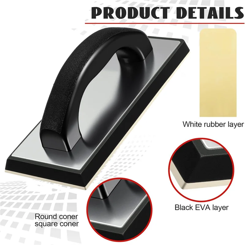 AB11-Tile Tools Set Square Trowel 1 Rubber Grout Float And 2 Grout Sponge For Wall Floor Tiling Installation Grouting
AB11-Tile Tools Set Square Trowel 1 Rubber Grout Float And 2 Grout Sponge For Wall Floor Tiling Installation Grouting