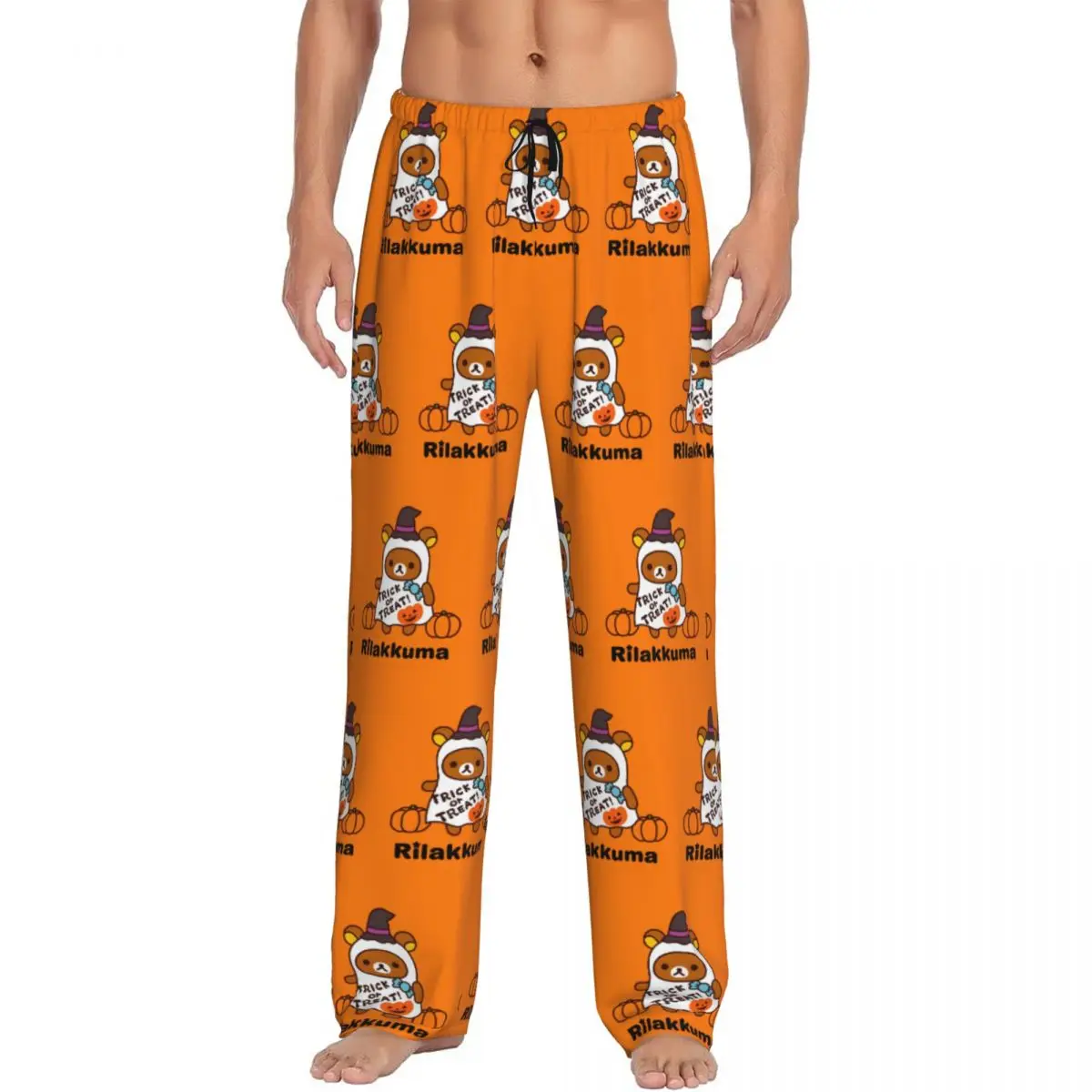 Custom Rilakkuma Pajama Pants Sleepwear for Men Elastic Waistband Teddy Bear Sleep Lounge Bottoms with Pockets
Custom Rilakkuma Pajama Pants Sleepwear for Men Elastic Waistband Teddy Bear Sleep Lounge Bottoms with Pockets