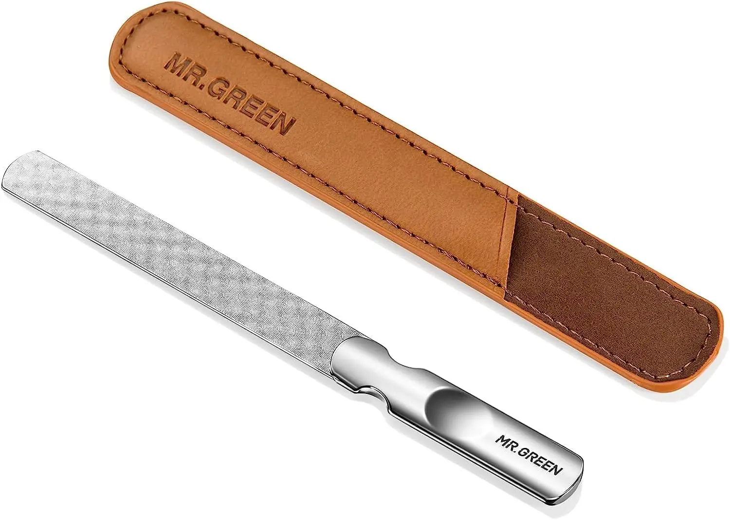 Stainless Steel Nail File with Anti-Slip Handle, Double Sided for Easy Manicure and Pedicure
Stainless Steel Nail File with Anti-Slip Handle, Double Sided for Easy Manicure and Pedicure