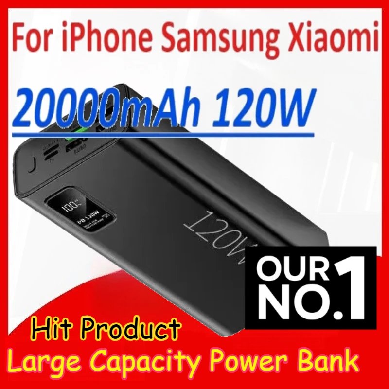 Mobile Phone Accessories Large Capacity 20000mAh Power Bank for IPhone Samsung Xiaomi USB C External Spare Battery Portable
Mobile Phone Accessories Large Capacity 20000mAh Power Bank for IPhone Samsung Xiaomi USB C External Spare Battery Portable