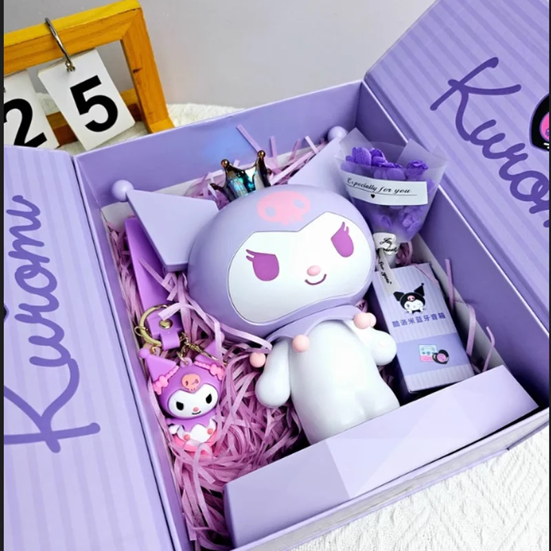 Подлинные фигурки Sanrio Kuromi, настольные украшения, аниме, корона Kuromi, Bluetooth, мини-динамик, украшения, подарок для девочек, женский день
Подлинные фигурки Sanrio Kuromi, настольные украшения, аниме, корона Kuromi, Bluetooth, мини-динамик, украшения, подарок для девочек, женский день