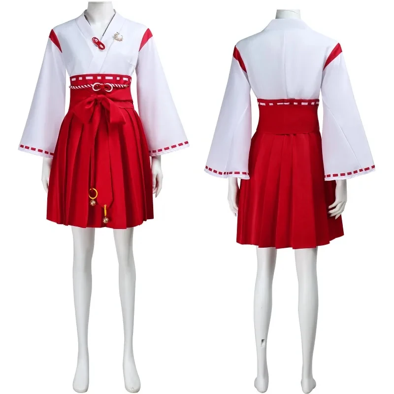 ob Silent Hill Halloween Cosplay Full Set-Red & White Kimono- Robe-Bow Belt & Bell Accessories Japanese-style Role Pl 158gj
ob Silent Hill Halloween Cosplay Full Set-Red & White Kimono- Robe-Bow Belt & Bell Accessories Japanese-style Role Pl 158gj