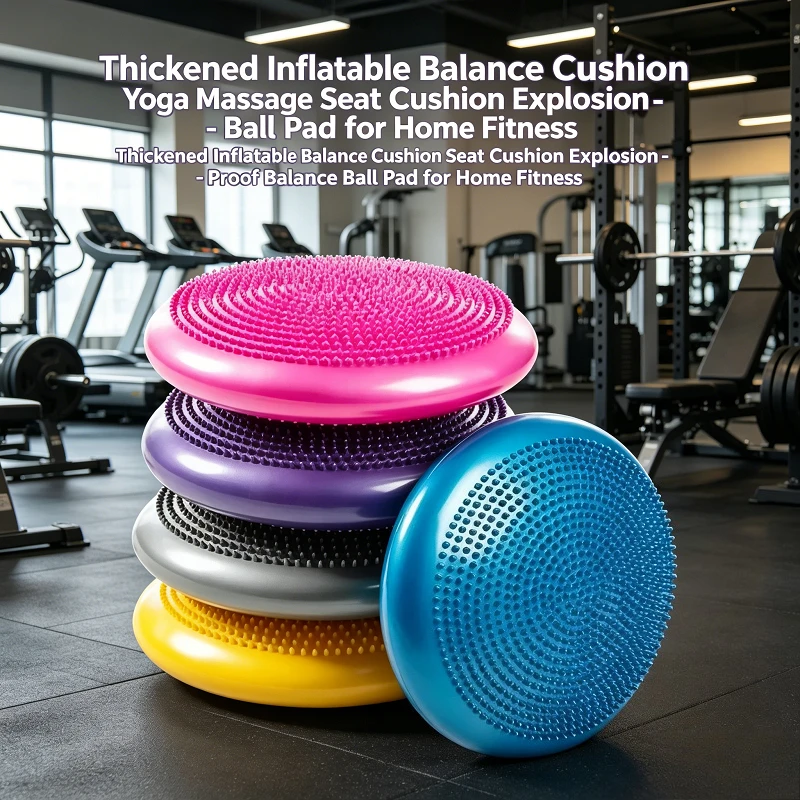 Thickened Inflatable Balance Cushion Yoga Massage Seat Cushion Explosion-Proof Balance Ball Pad for Home Fitness
Thickened Inflatable Balance Cushion Yoga Massage Seat Cushion Explosion-Proof Balance Ball Pad for Home Fitness