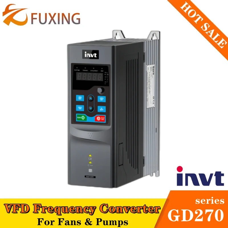 INVT Inverter GD270-1R5-4 GD270-2R2-4 GD270-004-4 VFD Frequency Converter 380V Drive 1.5kw 2.2kw 4kw 3Phase Motor Speed Control 
INVT Inverter GD270-1R5-4 GD270-2R2-4 GD270-004-4 VFD Frequency Converter 380V Drive 1.5kw 2.2kw 4kw 3Phase Motor Speed Control