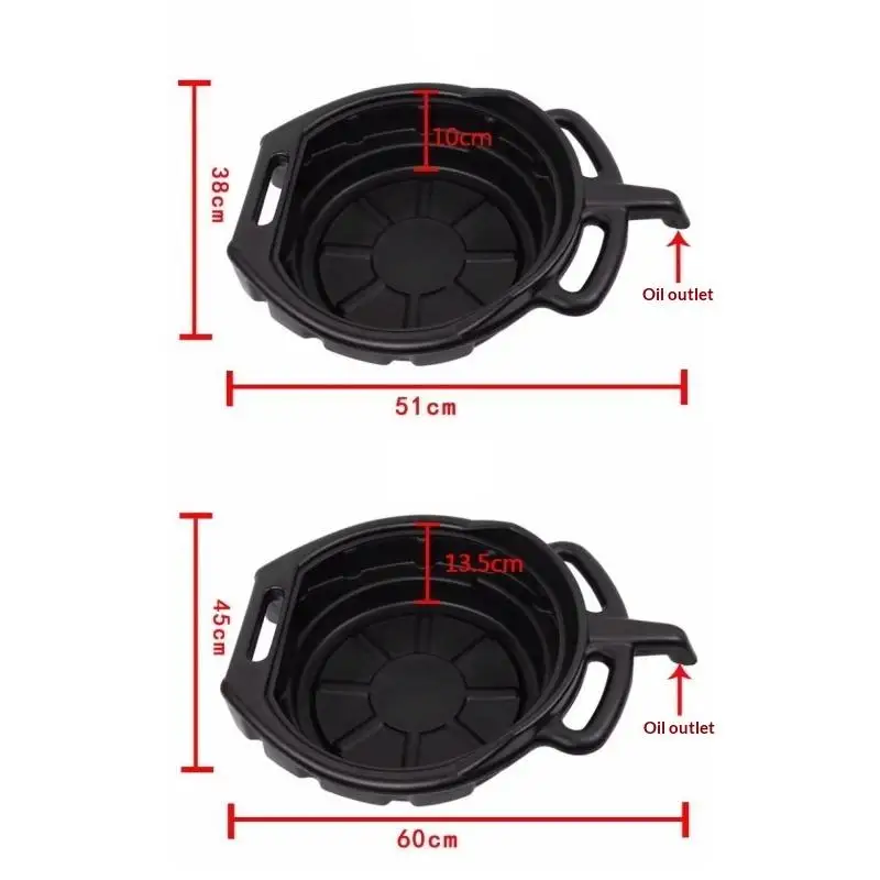 【YA】Car Maintenance And Repairing Oil Collect Basin 10L/15L Oil Drain Pan Waste Engine Oil Collector Oil Drip Tray With Handles
【YA】Car Maintenance And Repairing Oil Collect Basin 10L/15L Oil Drain Pan Waste Engine Oil Collector Oil Drip Tray With Handles