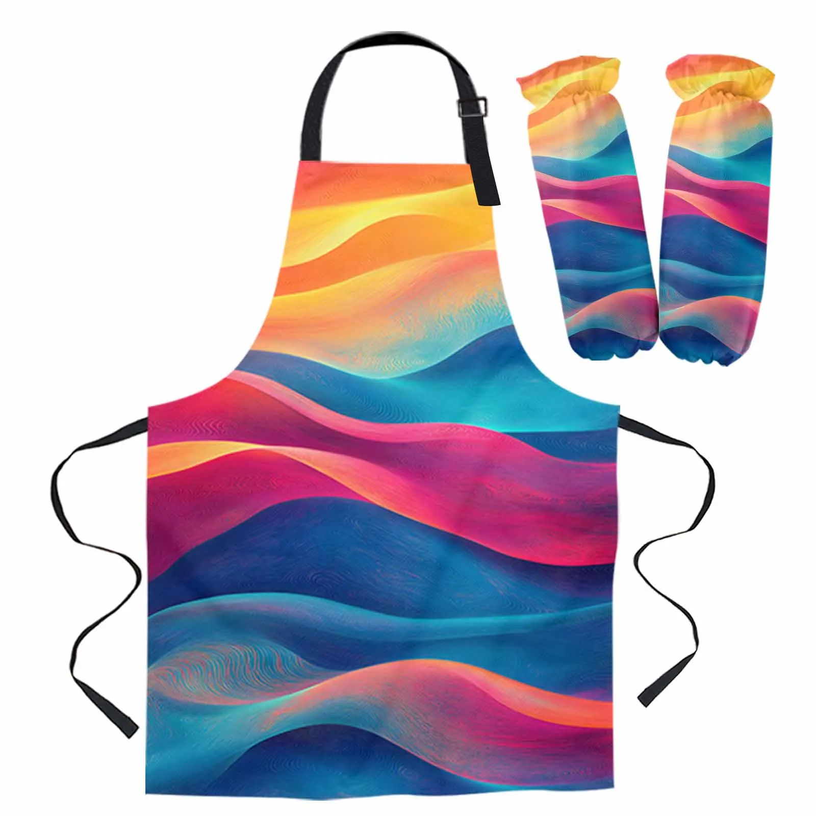 Abstract Colorful Water Ripple Apron Cuff Oven Mitts Woman Kid Home Cooking Baking Coffee Cleaning Kitchen Accessories
Abstract Colorful Water Ripple Apron Cuff Oven Mitts Woman Kid Home Cooking Baking Coffee Cleaning Kitchen Accessories