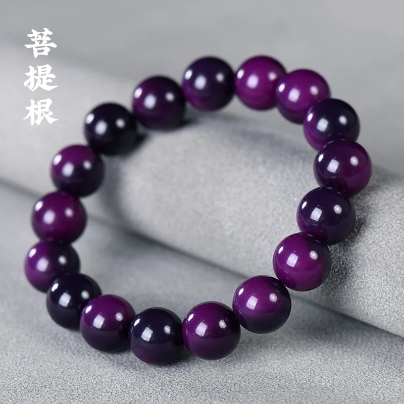 Bodhi Root Purple Qi Donglai Purple Tang Color Bracelet for Men and Women, Soft and Gentle Buddhist Prayer Beads, Single Circle
Bodhi Root Purple Qi Donglai Purple Tang Color Bracelet for Men and Women, Soft and Gentle Buddhist Prayer Beads, Single Circle