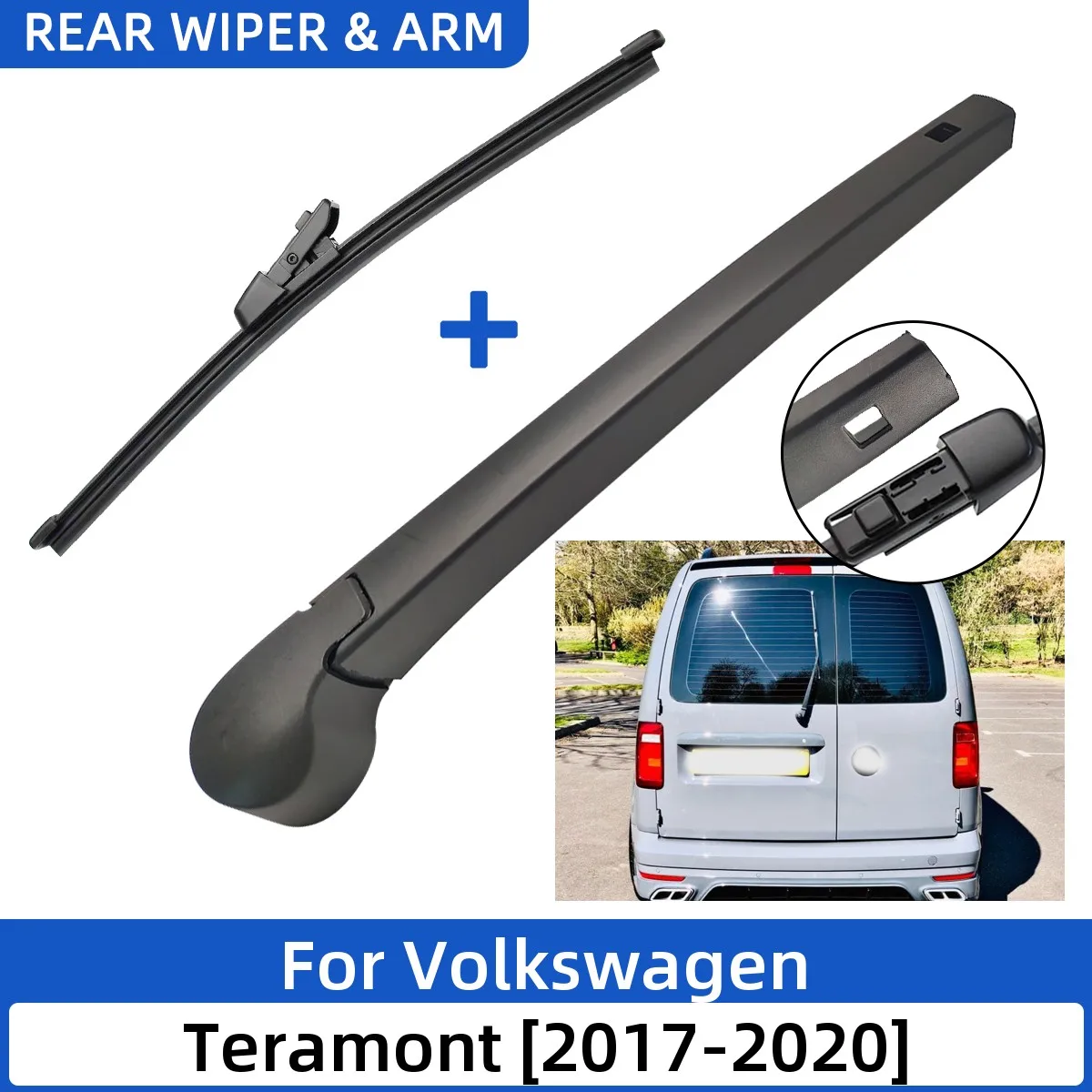 2PCS Car Rear Wiper Blade and Arm Fit for Volkswagen Teramont 2017-2020 Tailgate Window Rain Brush Windshield Windscreen
2PCS Car Rear Wiper Blade and Arm Fit for Volkswagen Teramont 2017-2020 Tailgate Window Rain Brush Windshield Windscreen