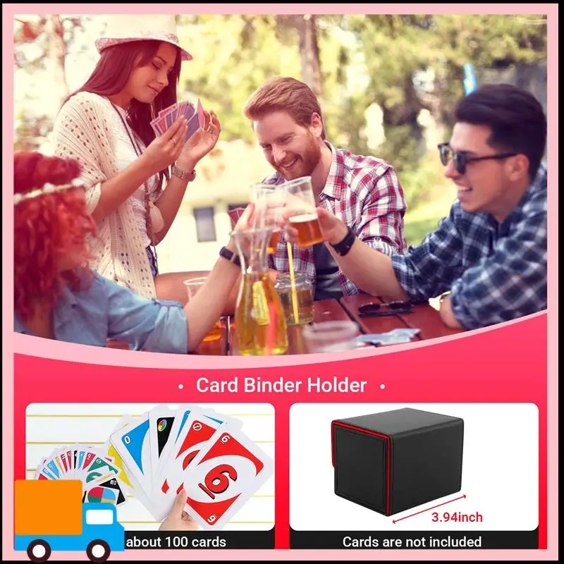 Professional Card Box Side-Loading Card Box Deck Case For Mtg Yugioh Card Binder Holder 100+
Professional Card Box Side-Loading Card Box Deck Case For Mtg Yugioh Card Binder Holder 100+