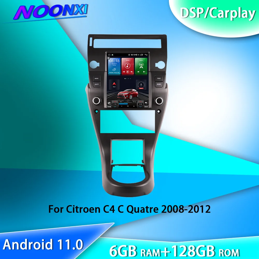 Автомагнитола для Citroen C4 C четыре 2008-2016, стерео, Bluetooth, мультимедийный плеер, GPS, DVD, Carplay, Coche, Android11, IPS, 2 DIN
Автомагнитола для Citroen C4 C четыре 2008-2016, стерео, Bluetooth, мультимедийный плеер, GPS, DVD, Carplay, Coche, Android11, IPS, 2 DIN