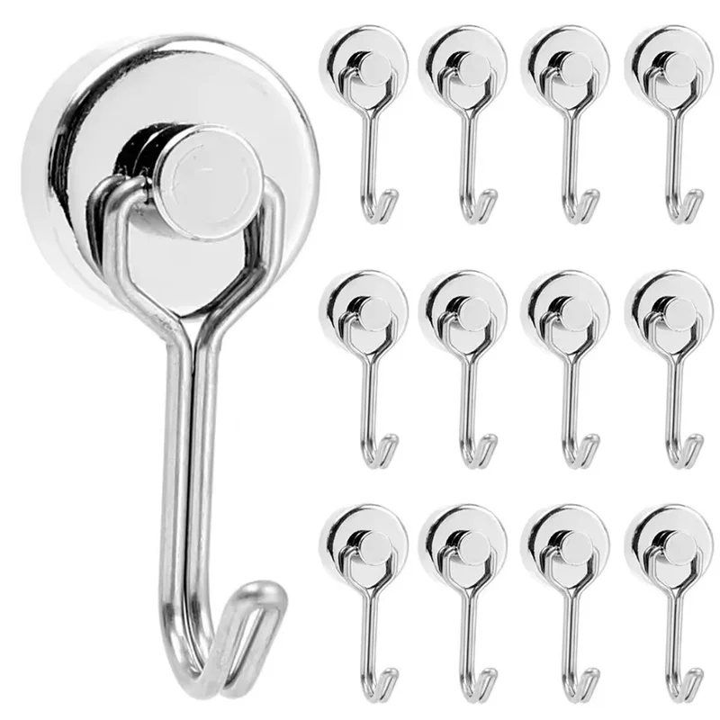 2 Pack 0-5kg Heavy Duty Magnetic Hooks Swivel Swing Magnetic Hook Strong Neodymium Magnet Hooks for Hanging, Perfect for Refrig
2 Pack 0-5kg Heavy Duty Magnetic Hooks Swivel Swing Magnetic Hook Strong Neodymium Magnet Hooks for Hanging, Perfect for Refrig