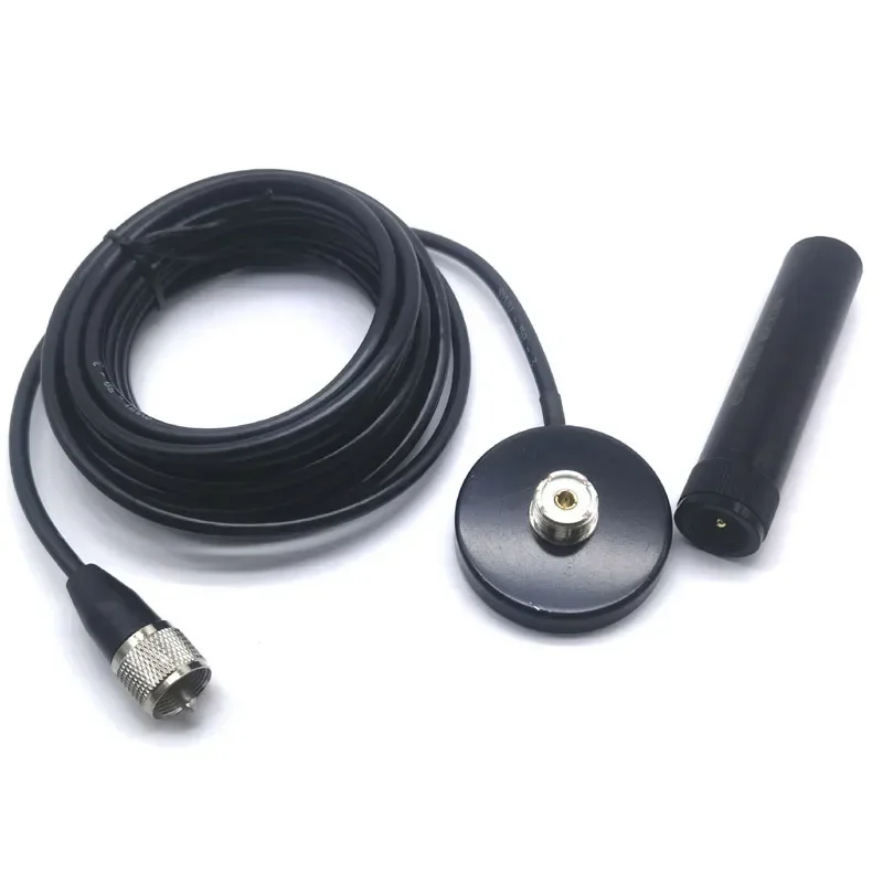 10cm Large Steel Gun Antenna 144/430MHz Wide Dual Band Antenna Aerial PL-259 Magnetic Base External Mobile Car Radio Antenna
10cm Large Steel Gun Antenna 144/430MHz Wide Dual Band Antenna Aerial PL-259 Magnetic Base External Mobile Car Radio Antenna