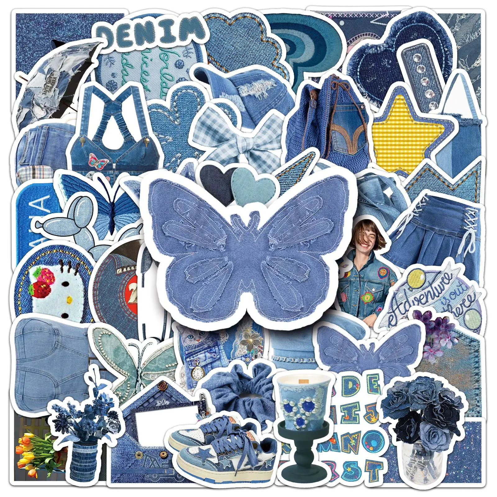 50-100 PCS Denim Style Fresh Aesthetic Waterproof Stickers Decorative Decals for Phone Tablet DIY Stationery Water Bottle
50-100 PCS Denim Style Fresh Aesthetic Waterproof Stickers Decorative Decals for Phone Tablet DIY Stationery Water Bottle