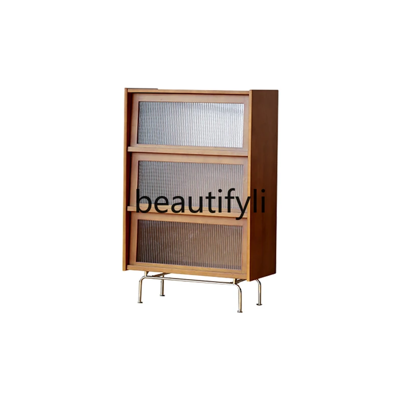 Solid wood locker, dining side cabinet, retro Japanese-style living room, home locker integrated against the wall
Solid wood locker, dining side cabinet, retro Japanese-style living room, home locker integrated against the wall