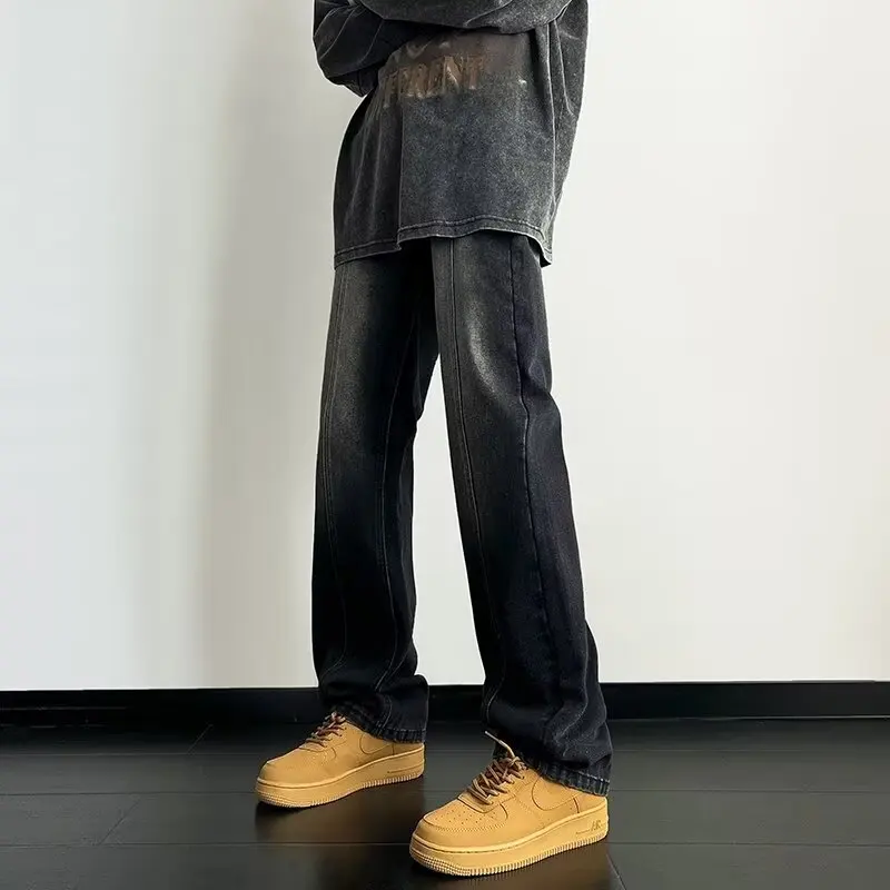 plus Size American Sle Casual Loose Fit Straight Leg Jeans for Men Spring Autumn Trendy Blue Denim Wear Resistant Teens
plus Size American Sle Casual Loose Fit Straight Leg Jeans for Men Spring Autumn Trendy Blue Denim Wear Resistant Teens