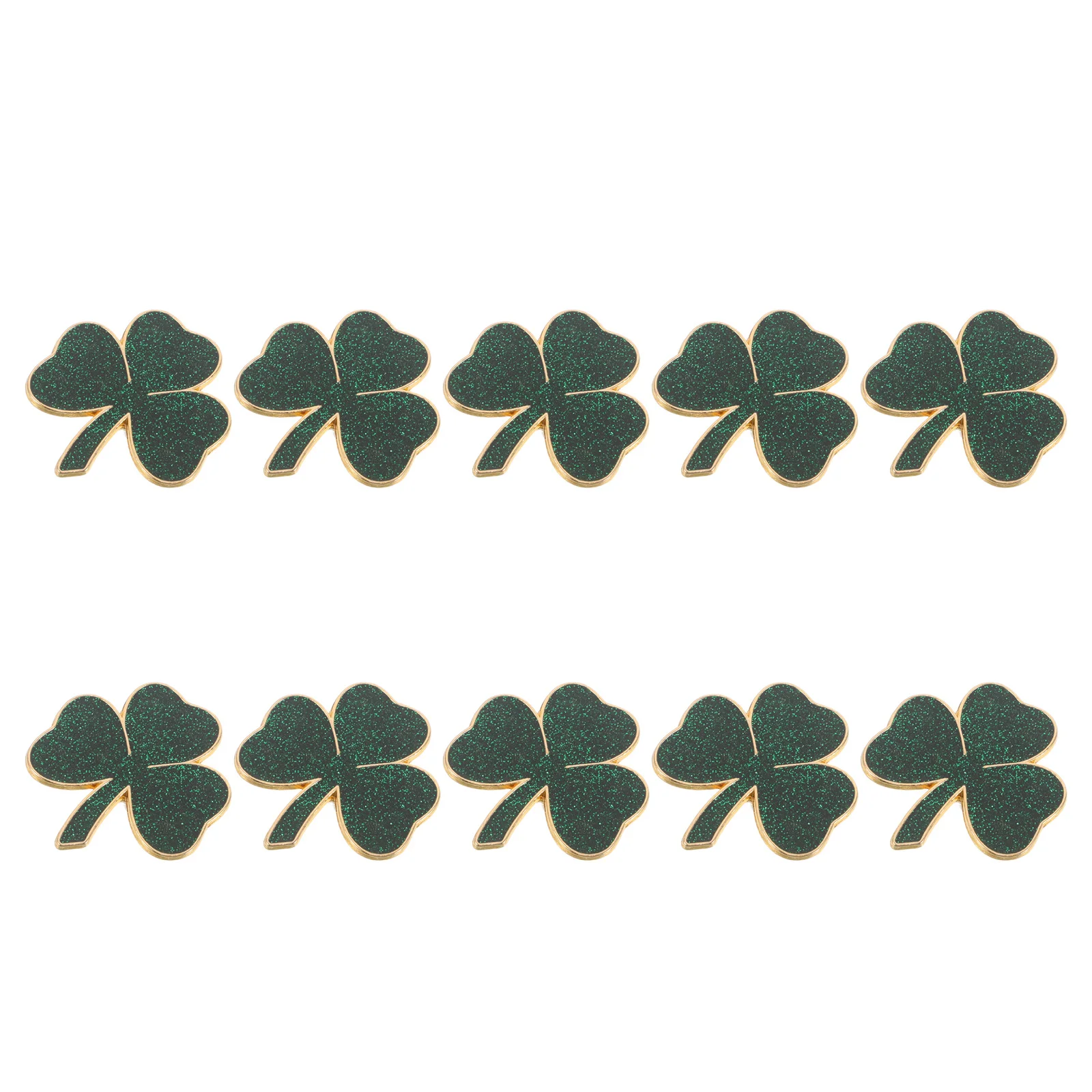 10Pcs Shamrock Lapel Pins Brooches Alloy Suit Hat Bag Pins Accessories St Patricks Day Brooches
10Pcs Shamrock Lapel Pins Brooches Alloy Suit Hat Bag Pins Accessories St Patricks Day Brooches