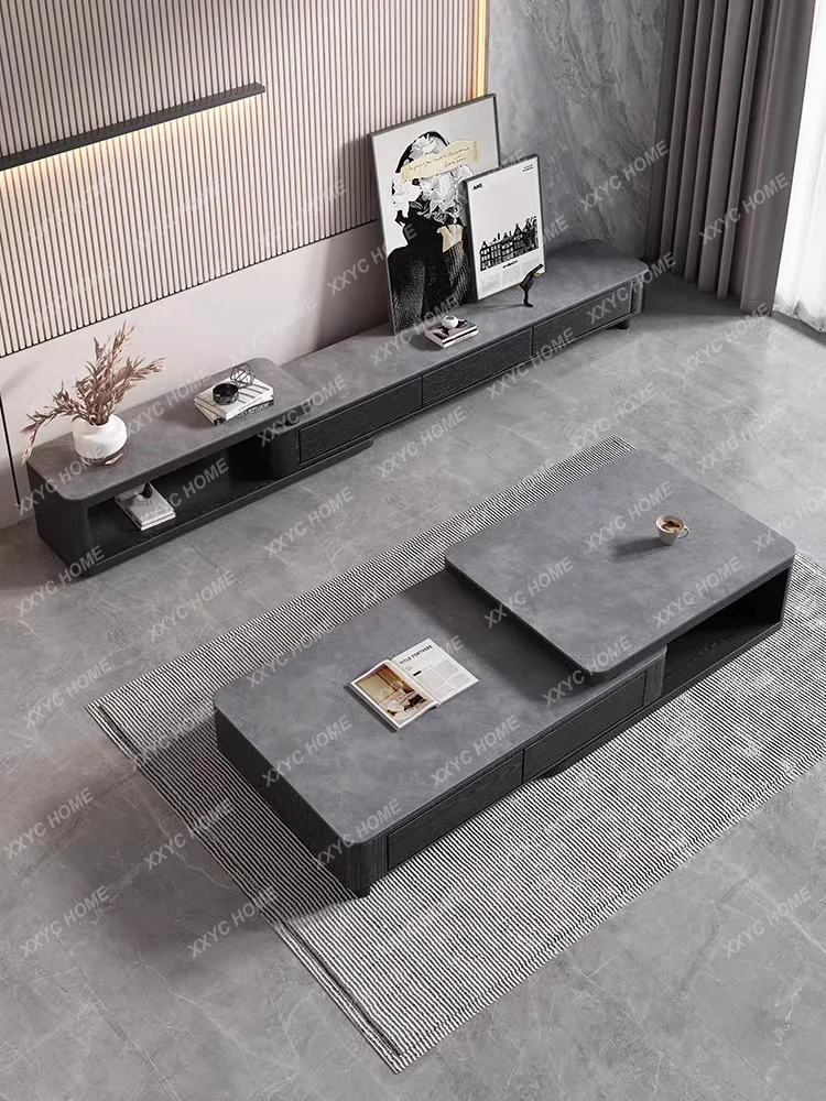 LMinimalist Rock Slab Coffee Table TV Cabinet Set Modern Living Room Home Small Apartment Extendable Storage Square Coffee Table
LMinimalist Rock Slab Coffee Table TV Cabinet Set Modern Living Room Home Small Apartment Extendable Storage Square Coffee Table