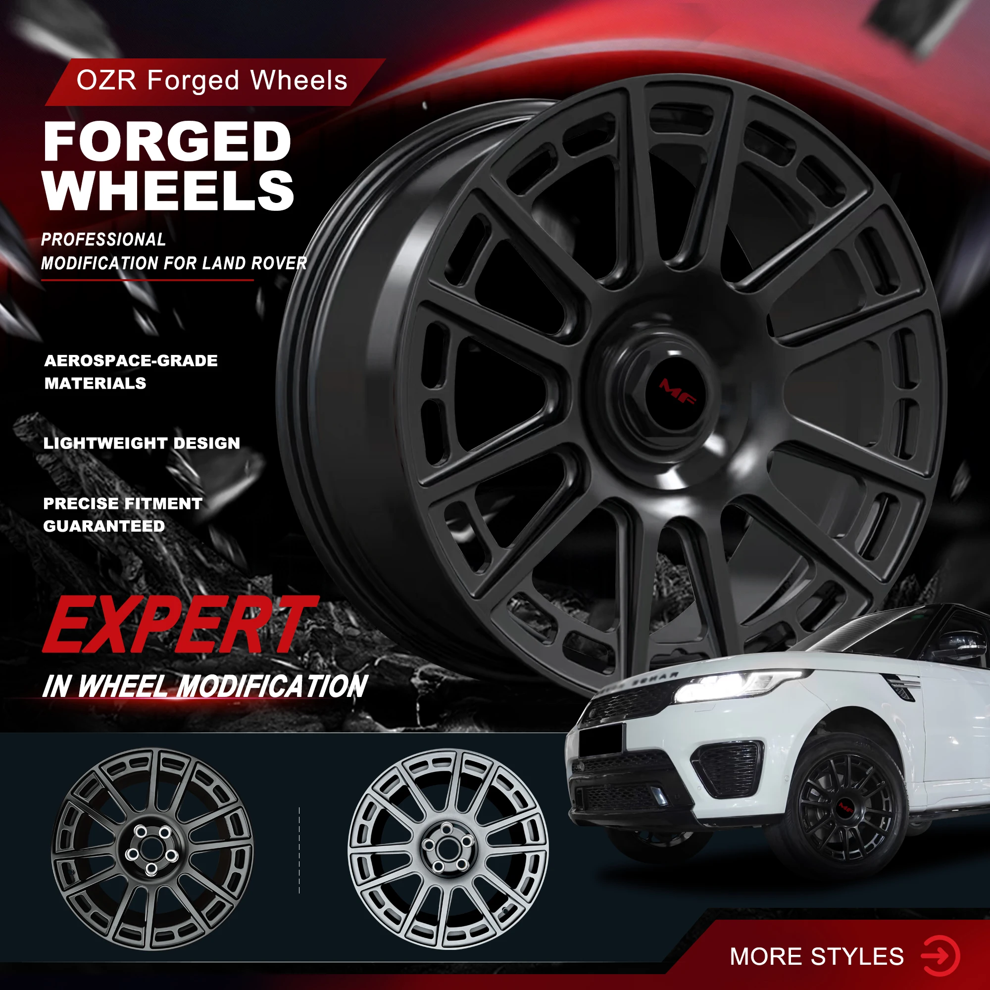 1PC Forged Wheel Rim for Land Rover Defender 20 Inch 5x120 Aerospace Aluminum Alloy Custom Modification Wheel
1PC Forged Wheel Rim for Land Rover Defender 20 Inch 5x120 Aerospace Aluminum Alloy Custom Modification Wheel