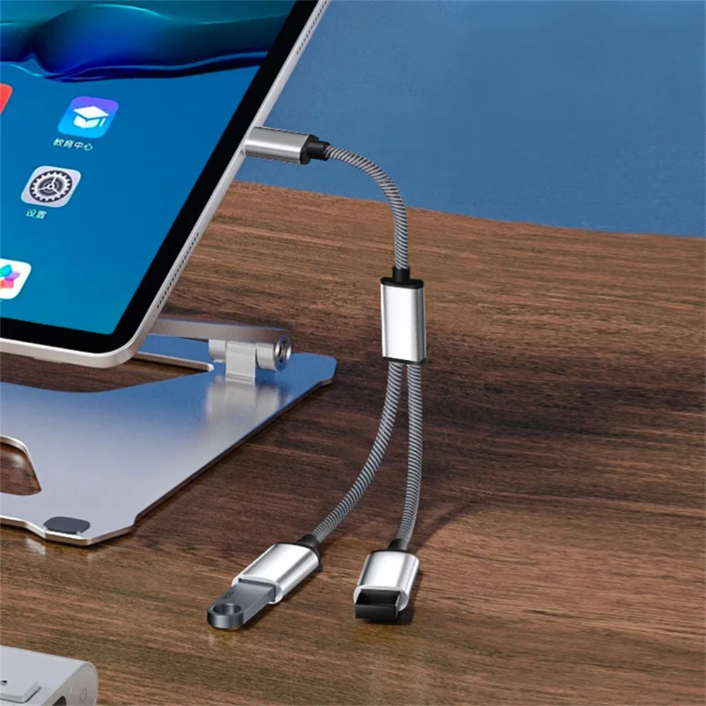 USB C Male To Double USB Female Splitter Type C Hub For Type C Gaming Handle Charger Powerbanks Adapter 3/2 Port For PC Laptop
USB C Male To Double USB Female Splitter Type C Hub For Type C Gaming Handle Charger Powerbanks Adapter 3/2 Port For PC Laptop