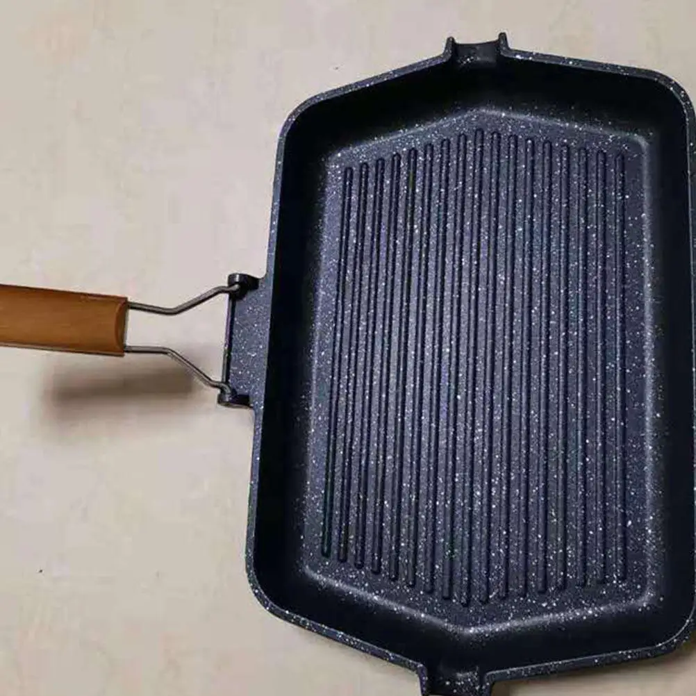 1Pcs Foldable Handle Non-Stick Frying Pan Cast Iron Smokeless Grill Pan for Indoor Outdoor Barbecue Baking Household Cookware
1Pcs Foldable Handle Non-Stick Frying Pan Cast Iron Smokeless Grill Pan for Indoor Outdoor Barbecue Baking Household Cookware
