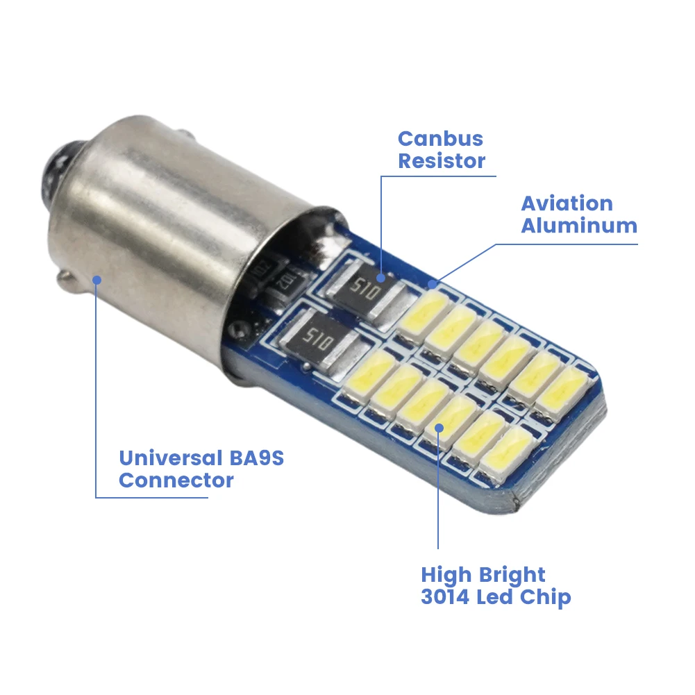Car Dashboard Indicators 12V DC BA9S CANBUS Car Light Components Easy To Use Ery Bright Higher Light Output Practical
Car Dashboard Indicators 12V DC BA9S CANBUS Car Light Components Easy To Use Ery Bright Higher Light Output Practical