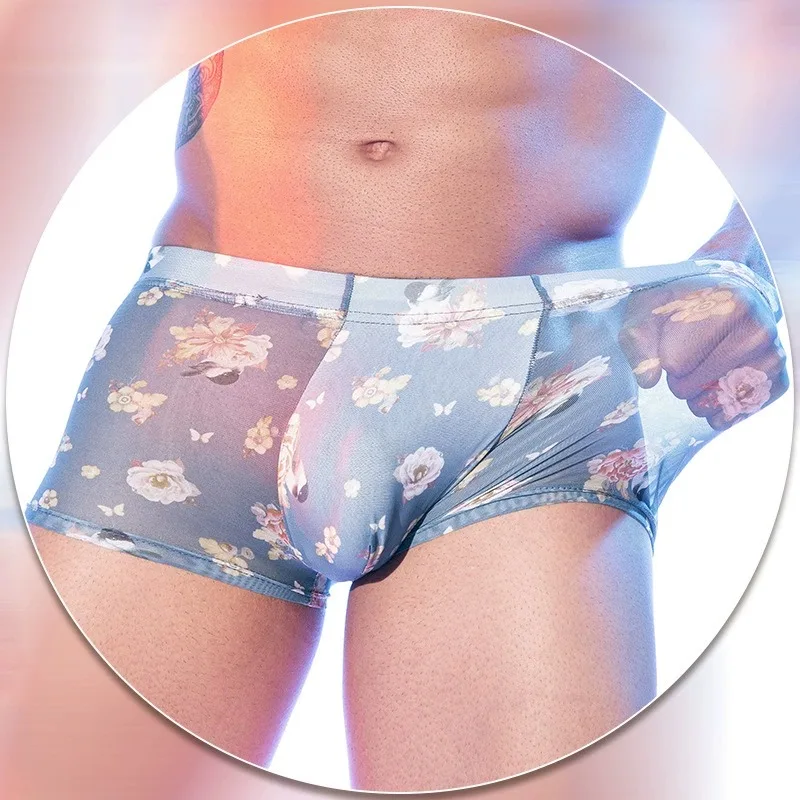Men Fashion Printing Boxers Ultrathin Sheer See Thorugh Underwears Wild U Convex Pouch Briefs Breathable Comfortable Panties
Men Fashion Printing Boxers Ultrathin Sheer See Thorugh Underwears Wild U Convex Pouch Briefs Breathable Comfortable Panties