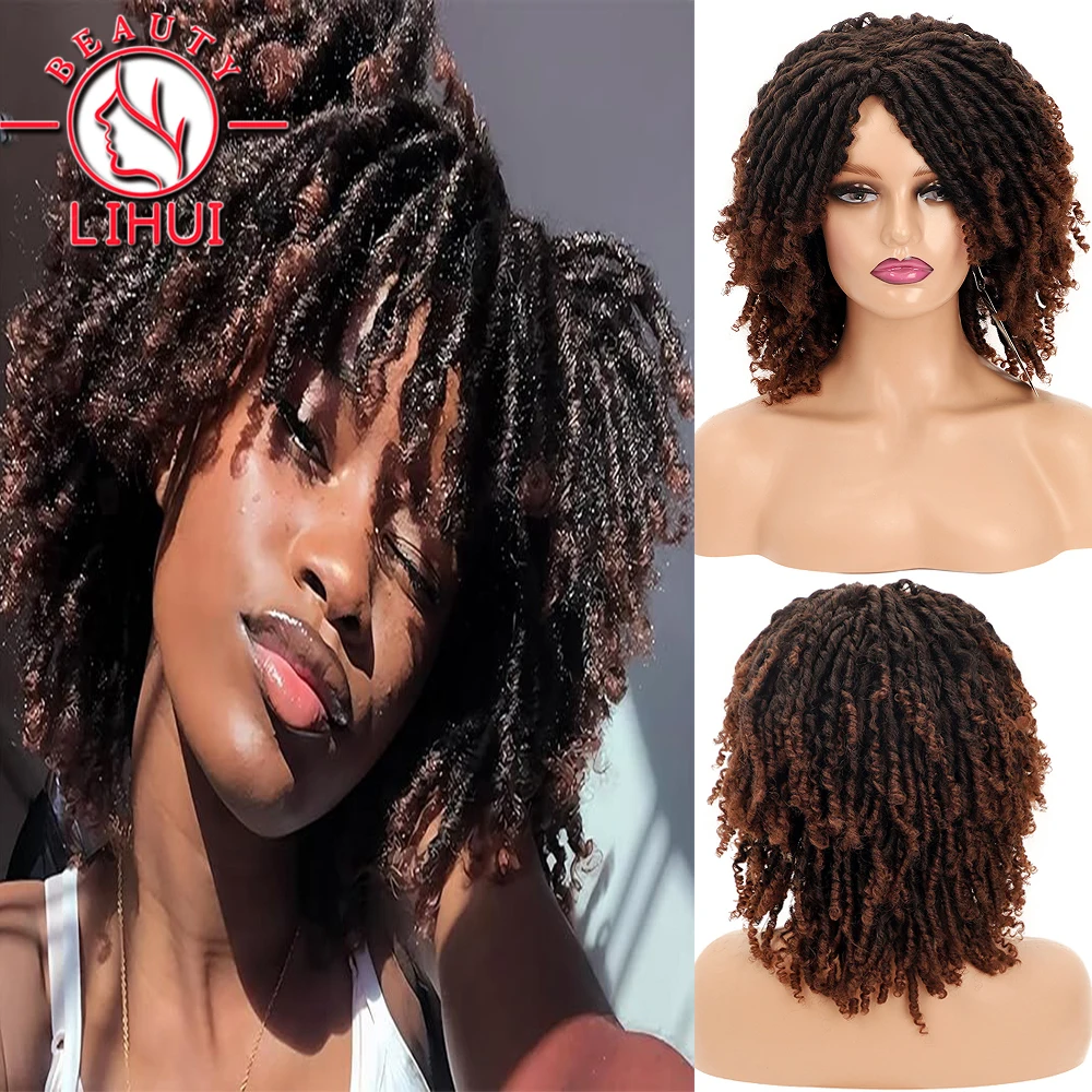 LIHUI Dreadlock Wig Synthetic Braiding Wig Ombre Braided Dreadlock Wigs For Women Brown Red African Faux Locs Crochet
LIHUI Dreadlock Wig Synthetic Braiding Wig Ombre Braided Dreadlock Wigs For Women Brown Red African Faux Locs Crochet