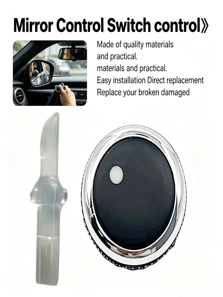 3W0959565 Knob Direct Replacement Mirror Control Switch Car Parts Auto Accessories Side Mirror Plastic Black Switch
3W0959565 Knob Direct Replacement Mirror Control Switch Car Parts Auto Accessories Side Mirror Plastic Black Switch