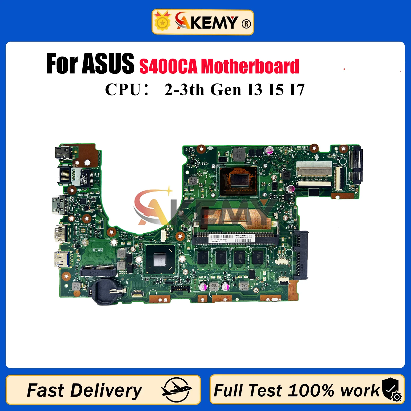 S400CA Материнская плата для ноутбука ASUS VivoBook S400C S400CA Материнская плата для ноутбука с процессором I3 I5 I7 100% тестирование ОК быстрая доставка stk
S400CA Материнская плата для ноутбука ASUS VivoBook S400C S400CA Материнская плата для ноутбука с процессором I3 I5 I7 100% тестирование ОК быстрая доставка stk