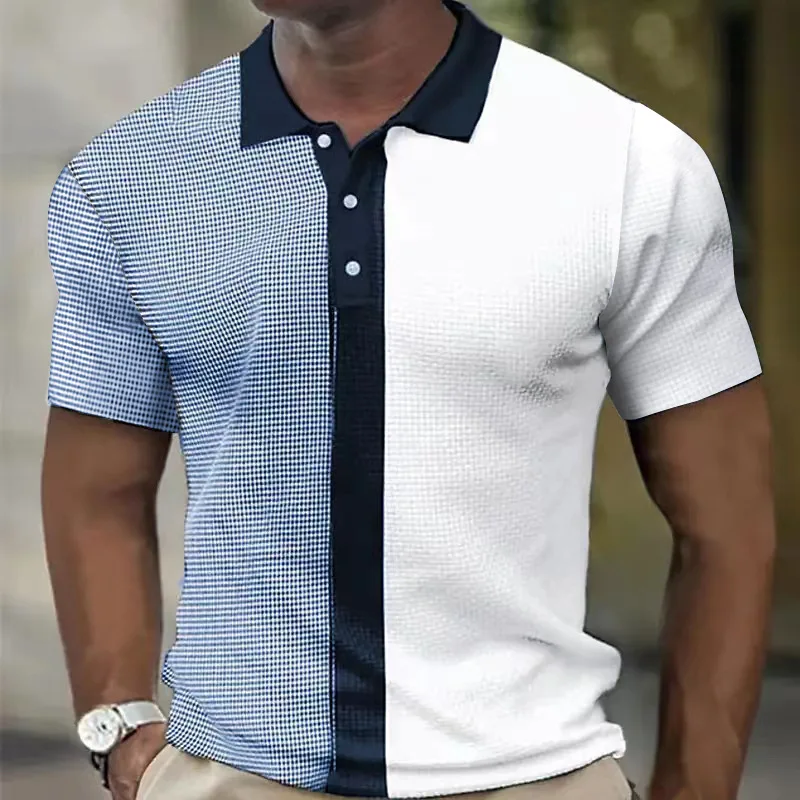 Summer new style men's clothing with multi-color 3D printed polos - casual sports short-sleeved T-shirts for fashionable tops
Summer new style men's clothing with multi-color 3D printed polos - casual sports short-sleeved T-shirts for fashionable tops