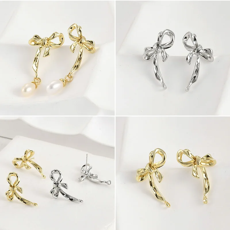 Серьги-гвоздики с бантом из 14-каратного позолоченного золота с сохранением цвета, левая и правая пары, аксессуары для самостоятельного изготовления жемчужных серег ручной работы
Серьги-гвоздики с бантом из 14-каратного позолоченного золота с сохранением цвета, левая и правая пары, аксессуары для самостоятельного изготовления жемчужных серег ручной работы