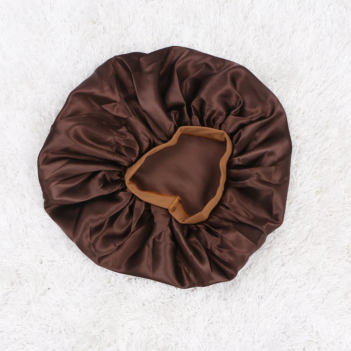 Satin Hair Bonnet Sleep for Curly Wrap Sleeping Silk Coffee-colored Care Hat Silky Bonnets Women
Satin Hair Bonnet Sleep for Curly Wrap Sleeping Silk Coffee-colored Care Hat Silky Bonnets Women