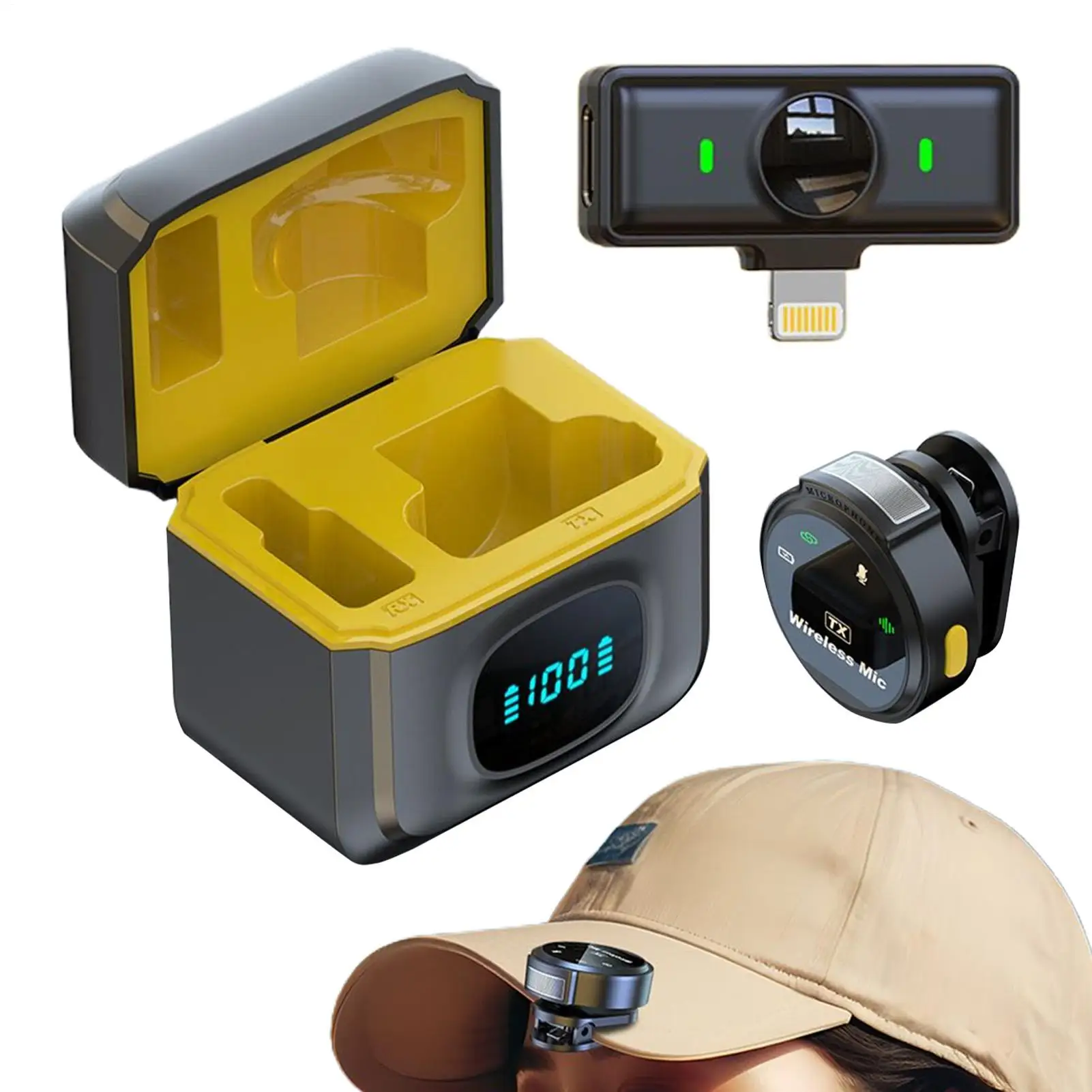 Беспроводной петличный петличный микрофон с магнитным зажимом, мини-микрофон с чехлом для зарядки, специальный микрофон для записи видео
Беспроводной петличный петличный микрофон с магнитным зажимом, мини-микрофон с чехлом для зарядки, специальный микрофон для записи видео