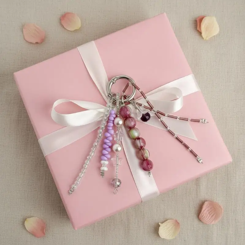 1Pc Ins Fashion Bead Pendant Keychain Creativity Acrylic Backpack Hanging Piece Car Key Chain Trend Accessories
1Pc Ins Fashion Bead Pendant Keychain Creativity Acrylic Backpack Hanging Piece Car Key Chain Trend Accessories