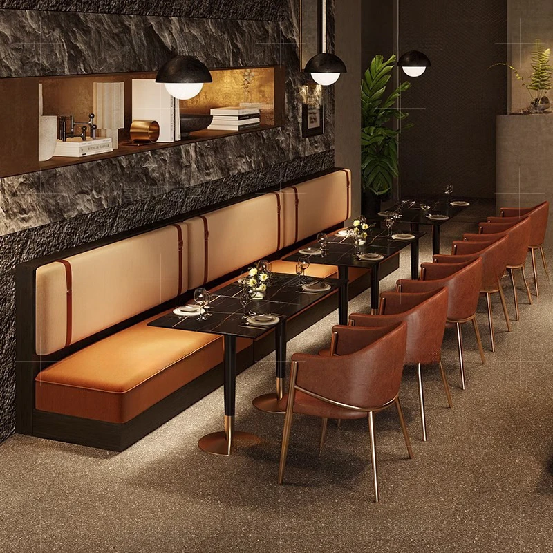 Italian-Style Light Luxury Dining , Cafe Soft Cushion Booth, Western Restaurant Armchair, Hotel , Coffee Chair, Restau
Italian-Style Light Luxury Dining , Cafe Soft Cushion Booth, Western Restaurant Armchair, Hotel , Coffee Chair, Restau