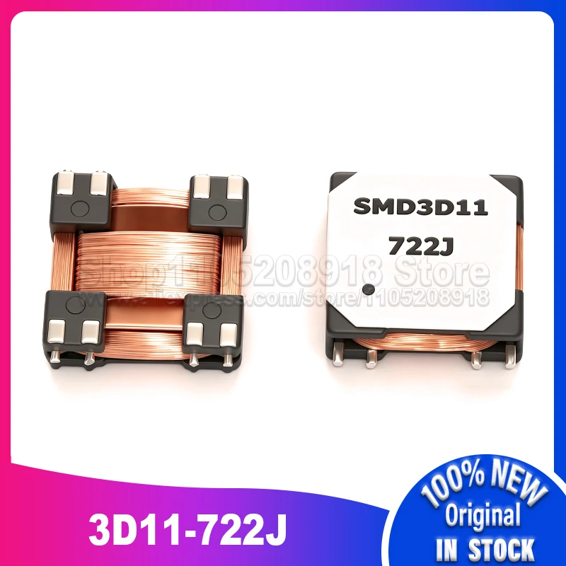 5Pcs/lot 3D11-722J three-axis PKE induction receiving antenna 3D11 low frequency AS3933 125K integrated inductance 722J 7.2MH
5Pcs/lot 3D11-722J three-axis PKE induction receiving antenna 3D11 low frequency AS3933 125K integrated inductance 722J 7.2MH