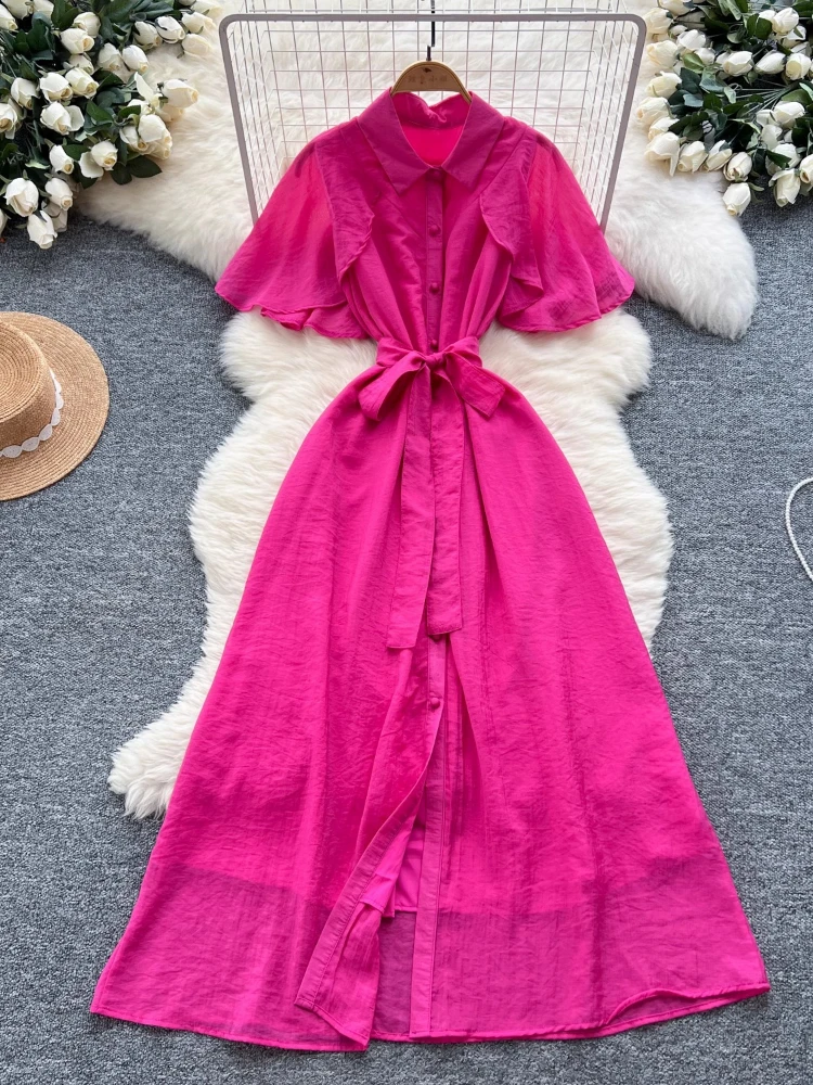 Макси-бандажные платья для женщин 2025 Vestidos De Mujer, летнее платье с отложным воротником, шикарное винтажное корейское платье Tempeament Femme
Макси-бандажные платья для женщин 2025 Vestidos De Mujer, летнее платье с отложным воротником, шикарное винтажное корейское платье Tempeament Femme