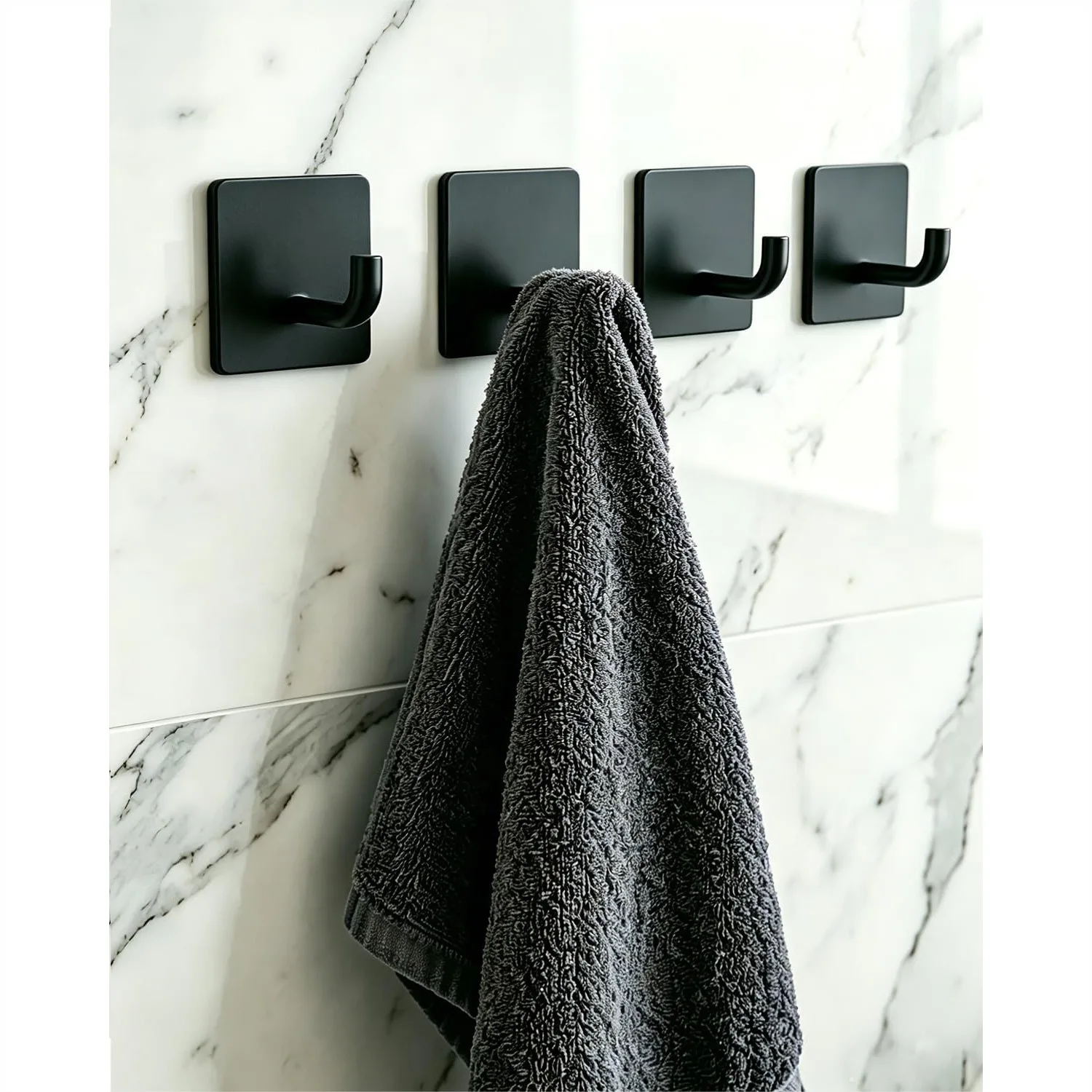 Self Adhesive Towel Hooks Heavy Duty Stainless Steel for Bathroom Kitchen No Drilling Wall Hooks 4 Pack
Self Adhesive Towel Hooks Heavy Duty Stainless Steel for Bathroom Kitchen No Drilling Wall Hooks 4 Pack