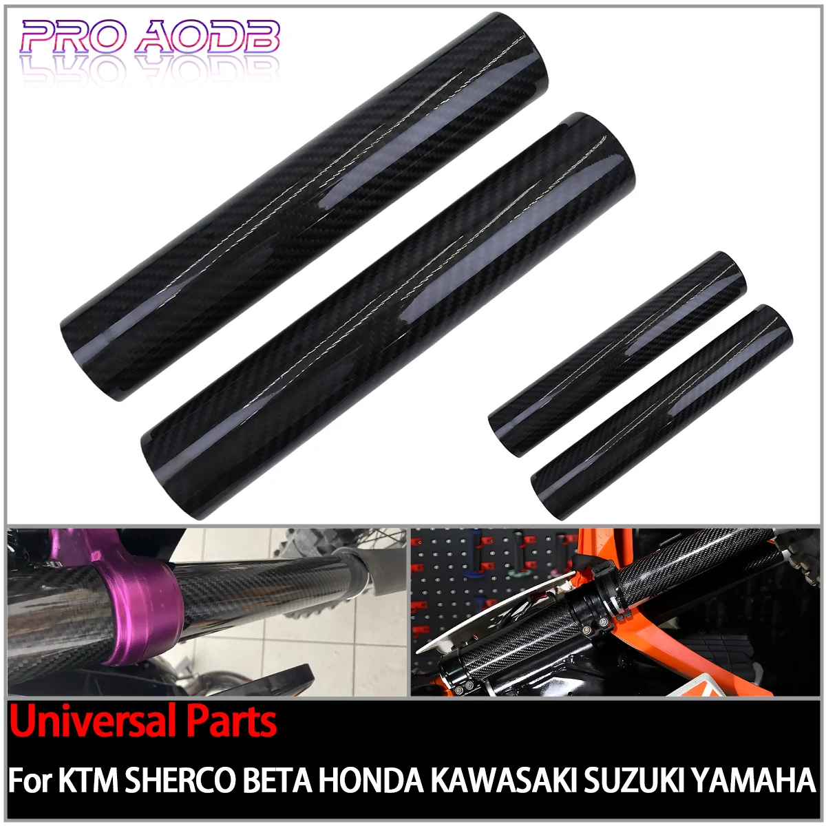 for Kawasaki Suzuki Honda KTM Yamaha Motocross Universal Parts 160mm-270mm Carbon Fiber Front Fork Guard Wrap Cover
for Kawasaki Suzuki Honda KTM Yamaha Motocross Universal Parts 160mm-270mm Carbon Fiber Front Fork Guard Wrap Cover