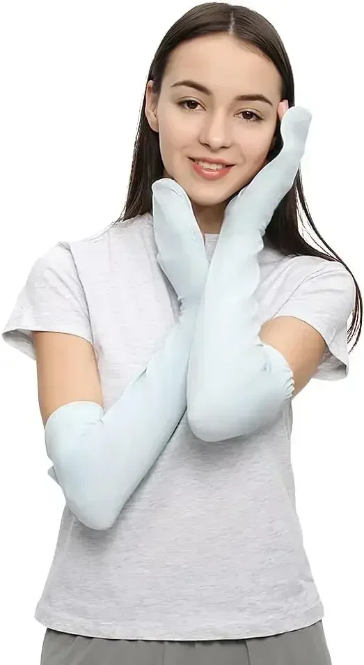 Cooling Sunblock Arm Covers,Sun Gloves for Women,Uv Protection Arm Sleeves with Hand Cover
Cooling Sunblock Arm Covers,Sun Gloves for Women,Uv Protection Arm Sleeves with Hand Cover