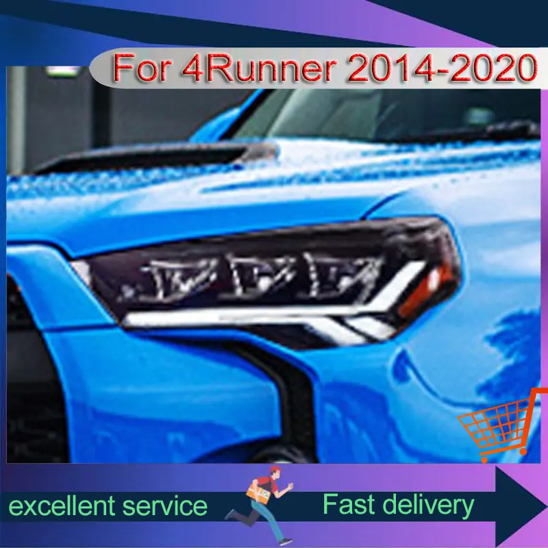 Автоматический Стайлинг для Toyota 14-21 4Runner, обновленные фары DRL, передняя лампа, динамический указатель поворота, светодиодный объектив проектора, автомобильные аксессуары
Автоматический Стайлинг для Toyota 14-21 4Runner, обновленные фары DRL, передняя лампа, динамический указатель поворота, светодиодный объектив проектора, автомобильные аксессуары