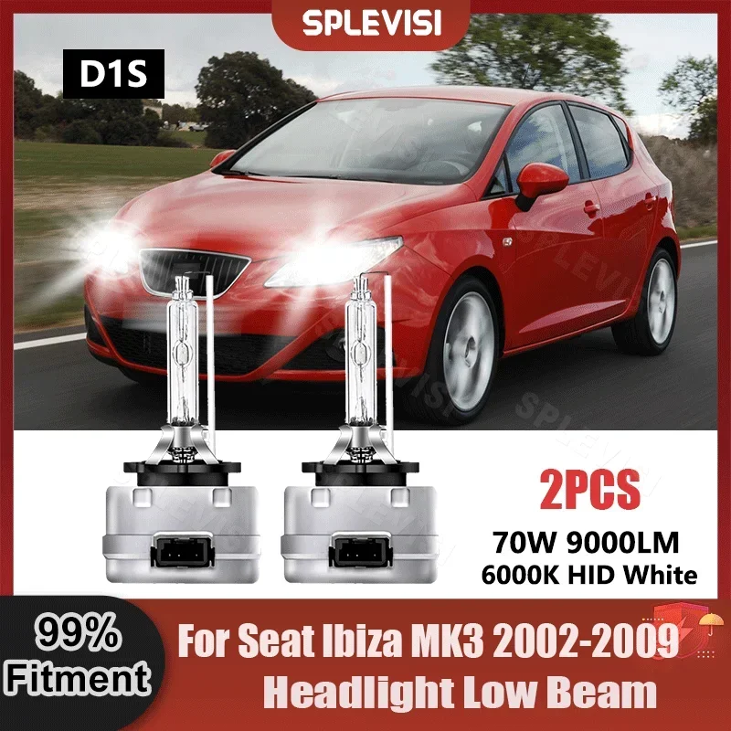 Replace D1S Headlight Low Beam Xenon Light Bulbs 6000K Pure White For Seat Ibiza MK3 2002 2003 2004 2005 2006 2007 2008 2009
Replace D1S Headlight Low Beam Xenon Light Bulbs 6000K Pure White For Seat Ibiza MK3 2002 2003 2004 2005 2006 2007 2008 2009