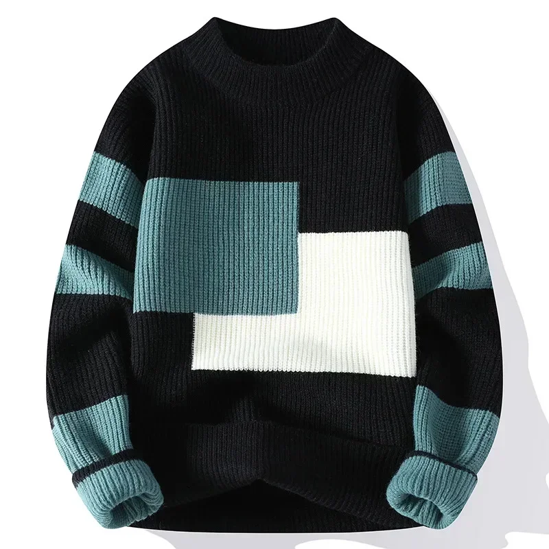 Men Sweaters Knitted O Neck Long Sleeve Pullovers Spliced Jumpers Loose Casual Sweater 2024 Slight Strech Winter Patchwork
Men Sweaters Knitted O Neck Long Sleeve Pullovers Spliced Jumpers Loose Casual Sweater 2024 Slight Strech Winter Patchwork