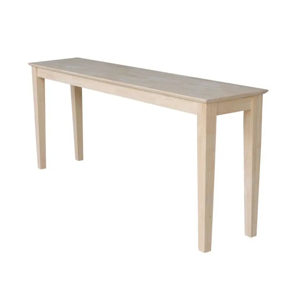 Concepts Shaker Console Sofa Table, Entryway, 72Inch Long, Solid Parawood, Unfinished
Concepts Shaker Console Sofa Table, Entryway, 72Inch Long, Solid Parawood, Unfinished