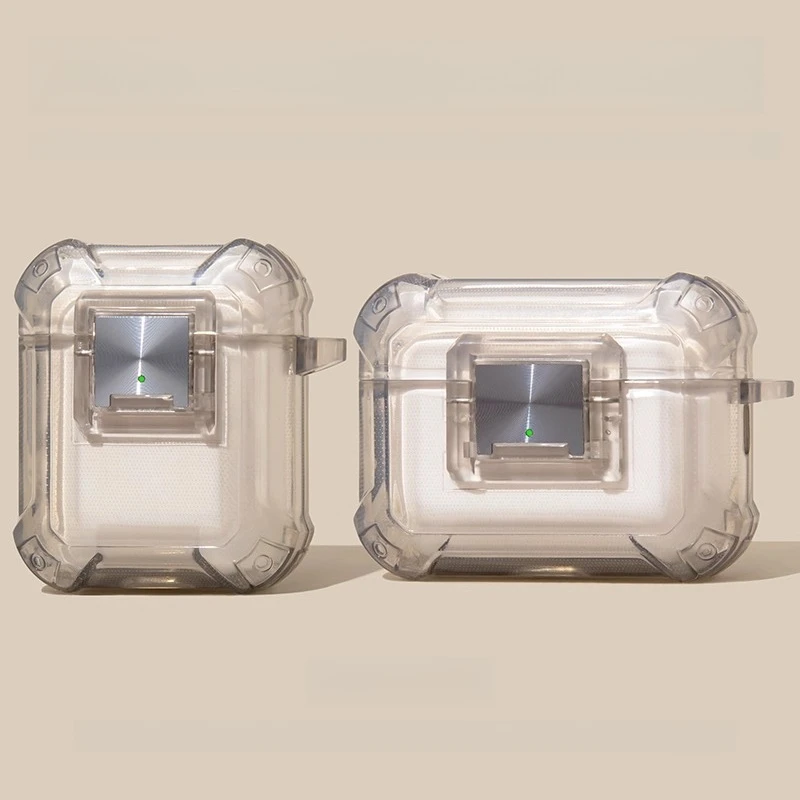 For AirPods Pro3 Pro2 Pro for AirPods 1 2 3 4th Generation Wireless Bluetooth Headset Cover Transparent Soft Shell Anti Drop