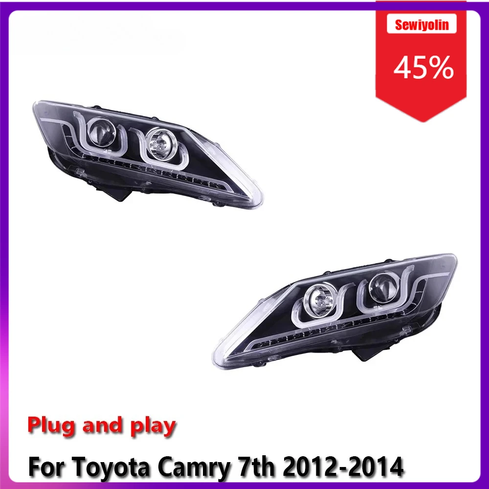 Sewiyolin Car LED Lamp Headlight Assemblies For Toyota Camry 7th 2012-2014 Fog DRL Brake Turn Signal Lamp
Sewiyolin Car LED Lamp Headlight Assemblies For Toyota Camry 7th 2012-2014 Fog DRL Brake Turn Signal Lamp